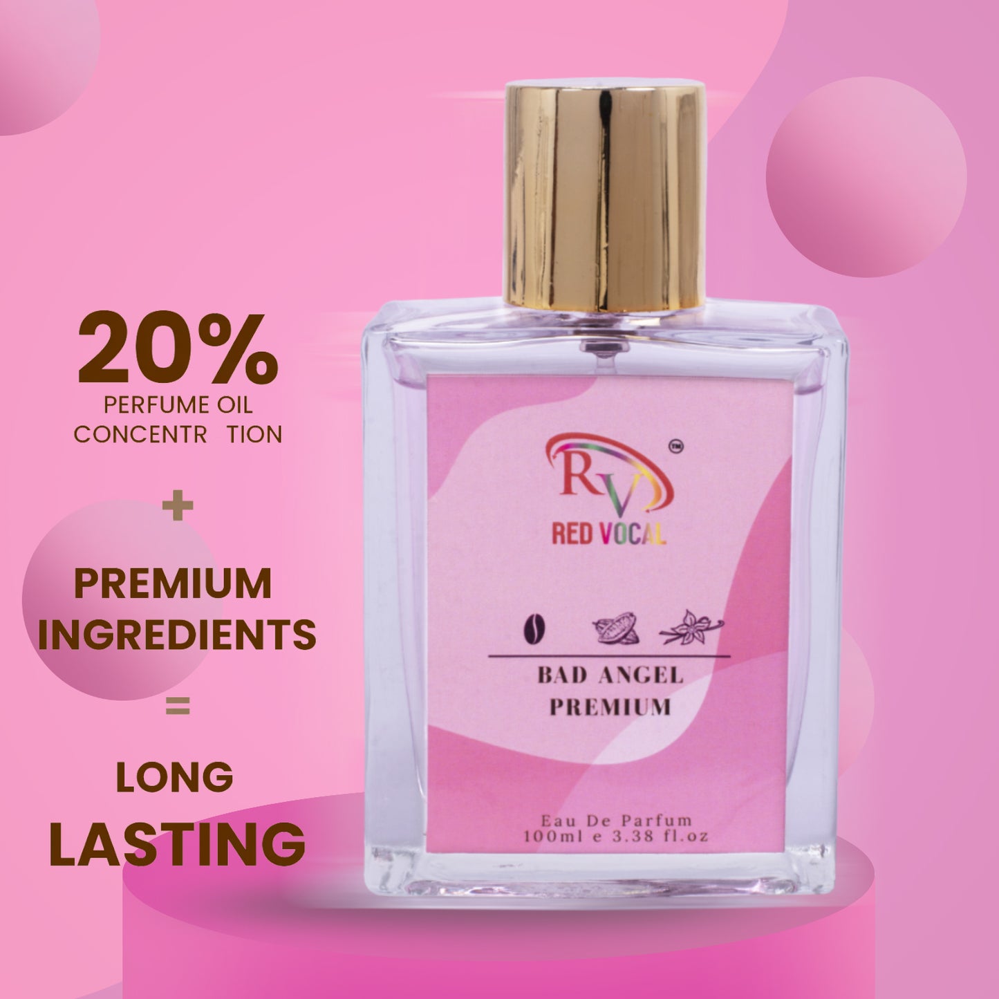 Bad Angel Premium Perfume Spray 100mlx2 | Combo Perfume | Luxury Fragrance for Women