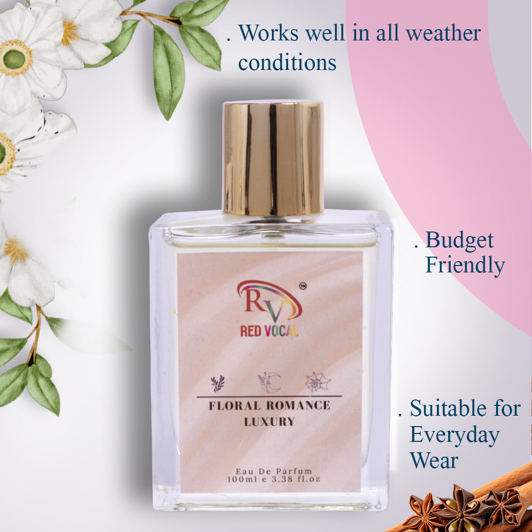 Red Vocal Floral Romance Luxury Eau De Parfum – Women’s 100ml Scent