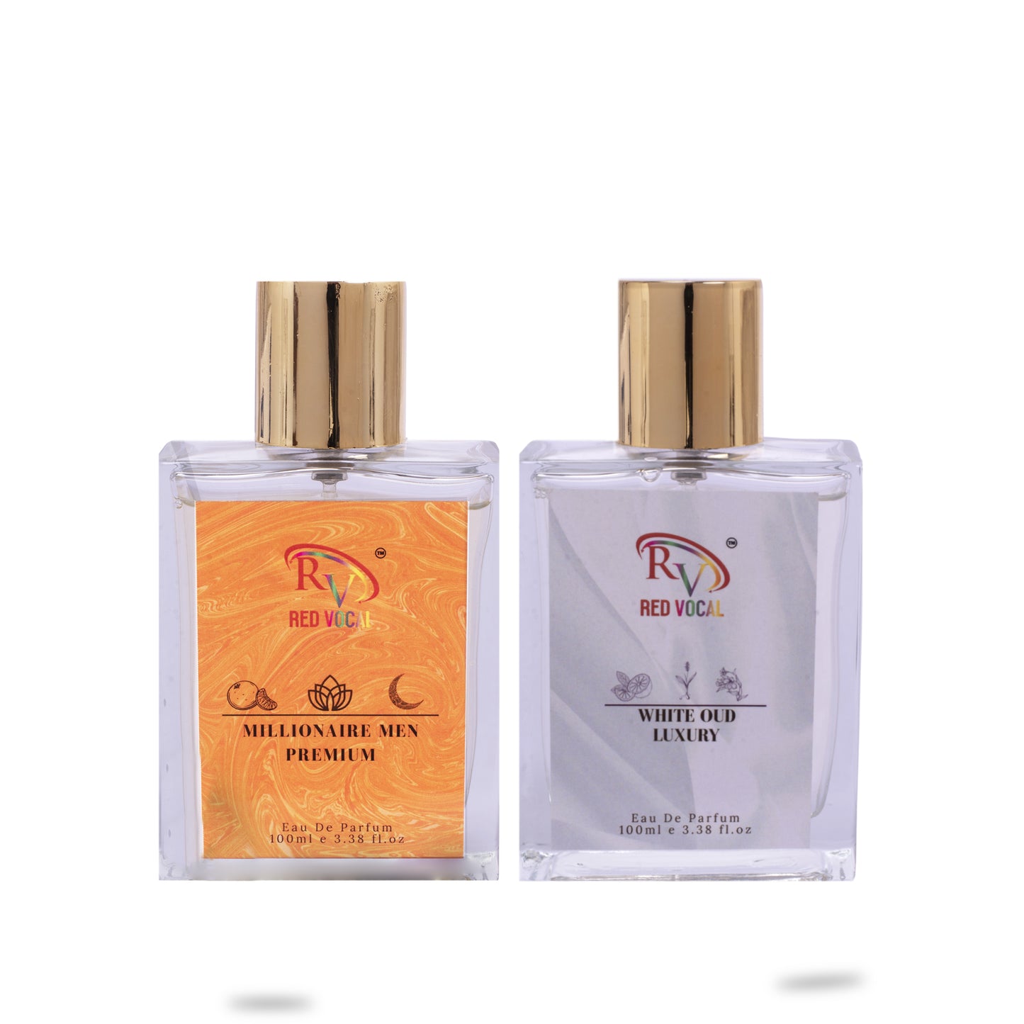Red Vocal Millionaire Men Premium (Men) with White Oud Luxury (Unisex) 100ml Perfume Spray
