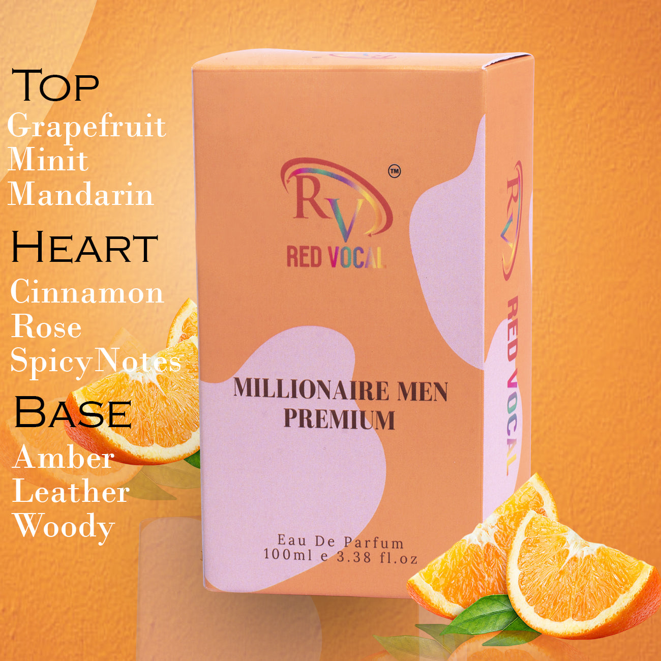 Millionaire Men Premium Eau De Parfum – Long Lasting 100ml