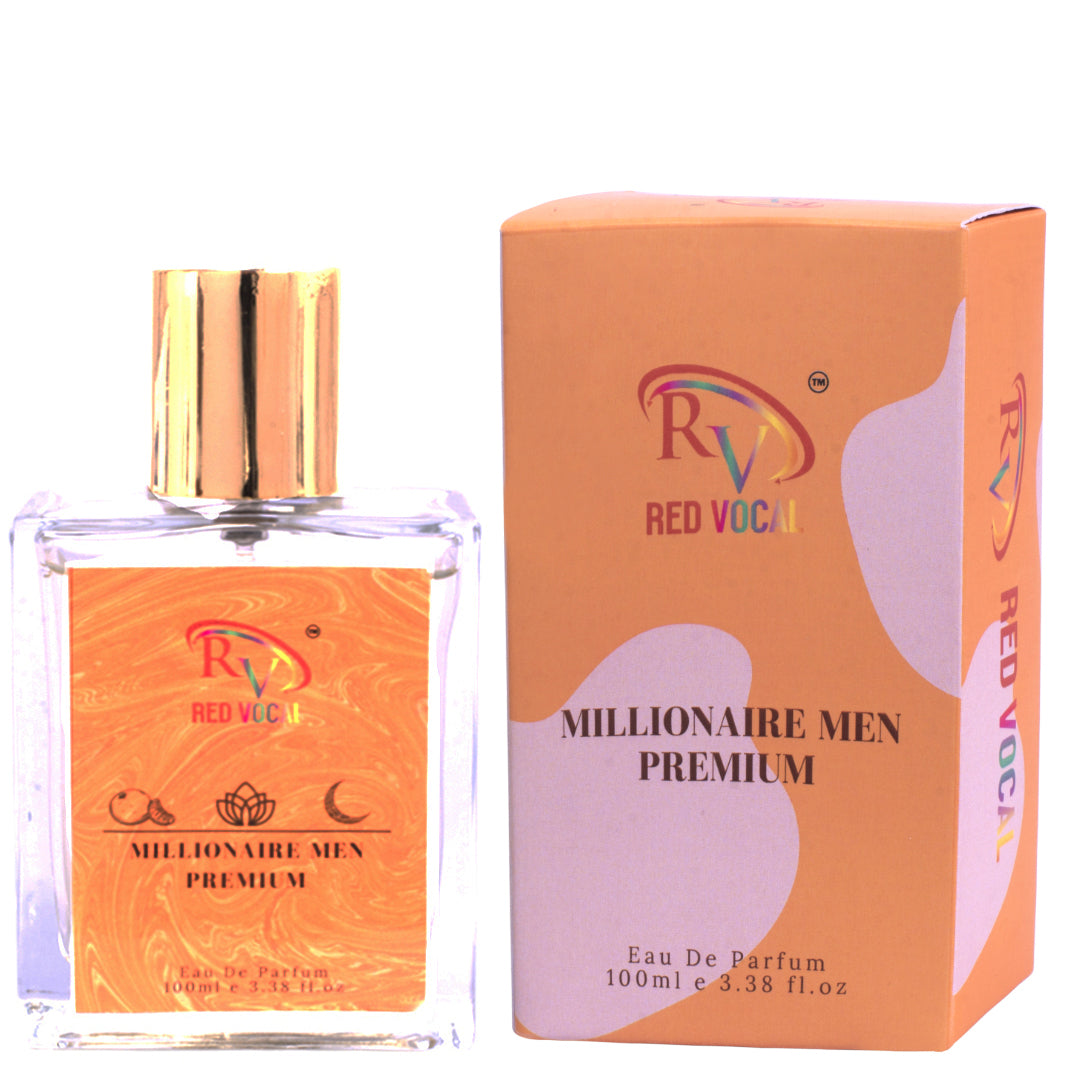 Millionaire Men Premium Eau De Parfum – Long Lasting 100ml
