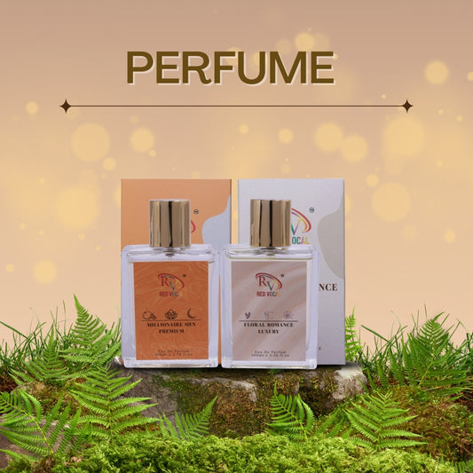 Red Vocal Millionaire Men Premium (Men) with Floral Romance Luxury (Women) 100ml Perfume Spray