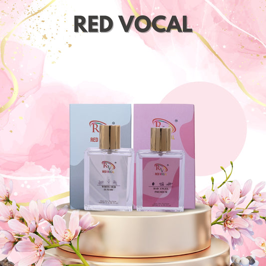 Red Vocal White Oud Luxury (Unisex) with Bad Angel Premium (Women) Eau de Parfum Combo – 2 x 100ml