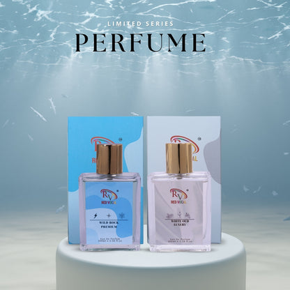 Red Vocal Wild Rock Premium (Men) With White Oud (Unisex) Eau de Parfum Spray Combo – 2 x 100ml | Long Lasting Fragrance