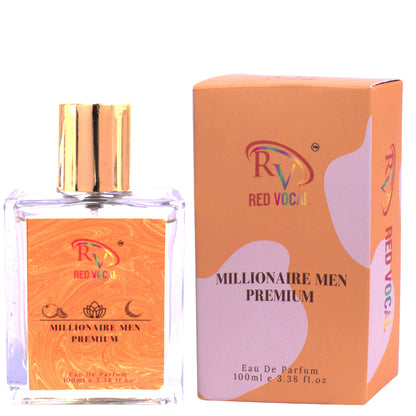 Millionaire Men Premium Eau De Parfum – Long Lasting 100ml