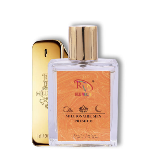 Red Vocal Millionaire Men Eau De Parfum 100ml – Bold Masculine Fragrance Inspired by 1 Million