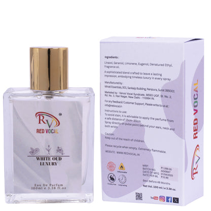 Red Vocal White Oud Luxury Eau De Parfum – Unisex 100ml