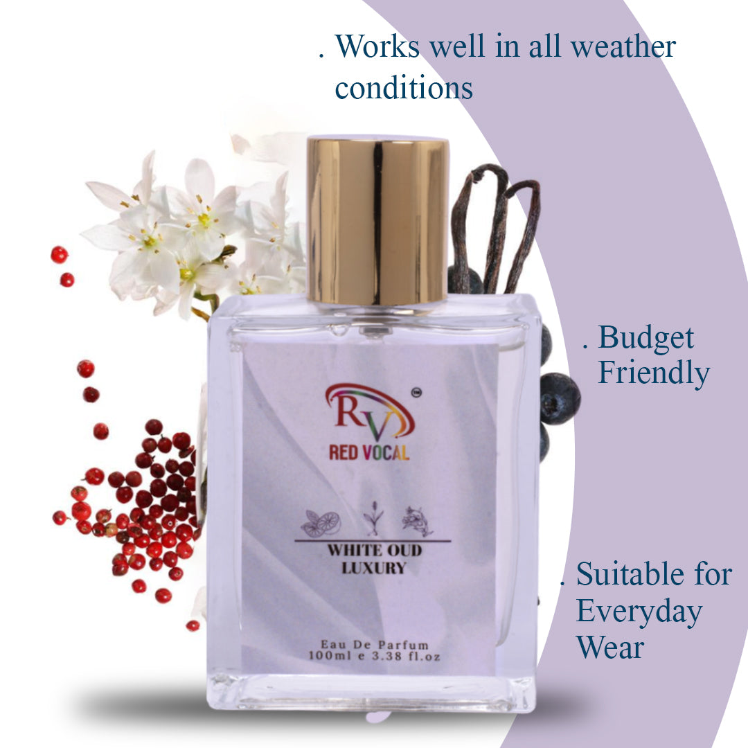 Red Vocal White Oud Luxury Eau De Parfum – Unisex 100ml