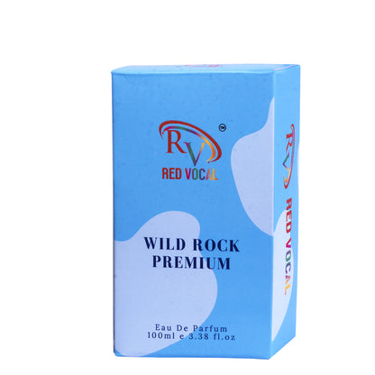 Red Vocal Wild Rock Eau De Parfum 100ml – Fresh & Spicy Men’s Perfume Inspired by Dior Sauvage