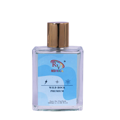 Red Vocal Wild Rock Eau De Parfum 100ml – Fresh & Spicy Men’s Perfume Inspired by Dior Sauvage