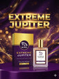 Extreme Jupiter perfume bottle and packaging on a purple and gold background Red Vocal Extreme Jupiter Premium Perfume Eau De Toilette 50ml – Long Lasting Women's Fragrance