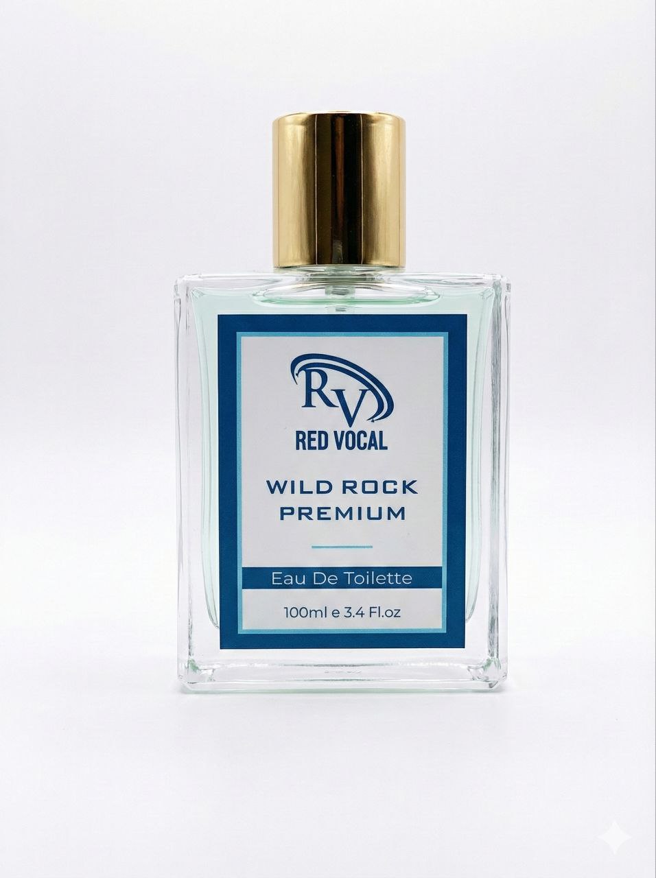 Perfume bottle labeled 'Red Vocal Wild Rock Premium' on a white background Red Vocal Wild Rock Premium Perfume Eau De Toilette for Men – 100ml Bold, Fresh & Long-Lasting Fragrance