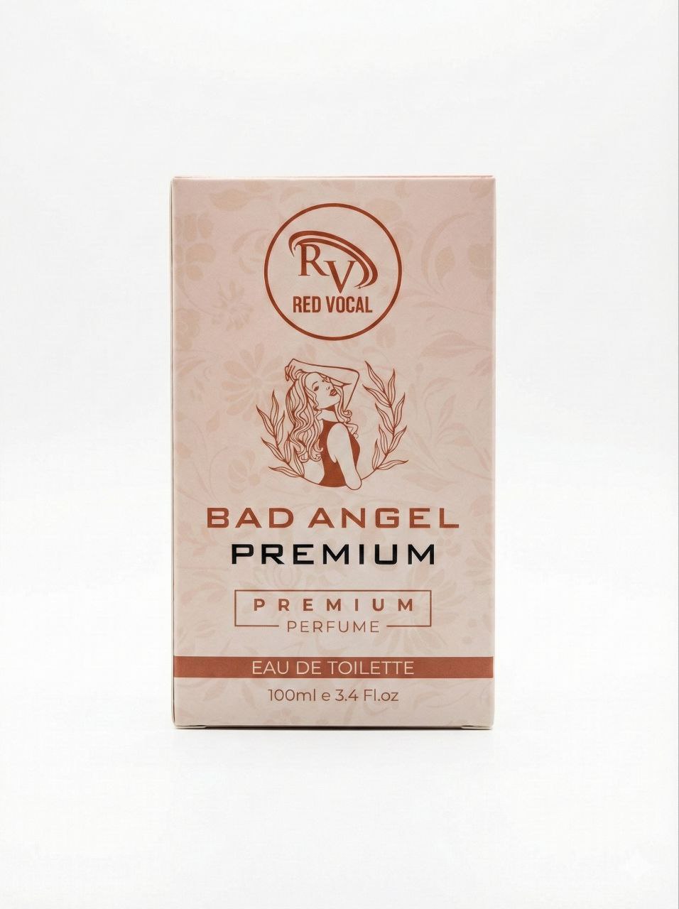 Box of Red Vocal Bad Angel Premium perfume on a white background Red Vocal Bad Angel Premium Perfume Eau De Toilette for Women – 100ml Sweet, Sensual & Long-Lasting Fragrance