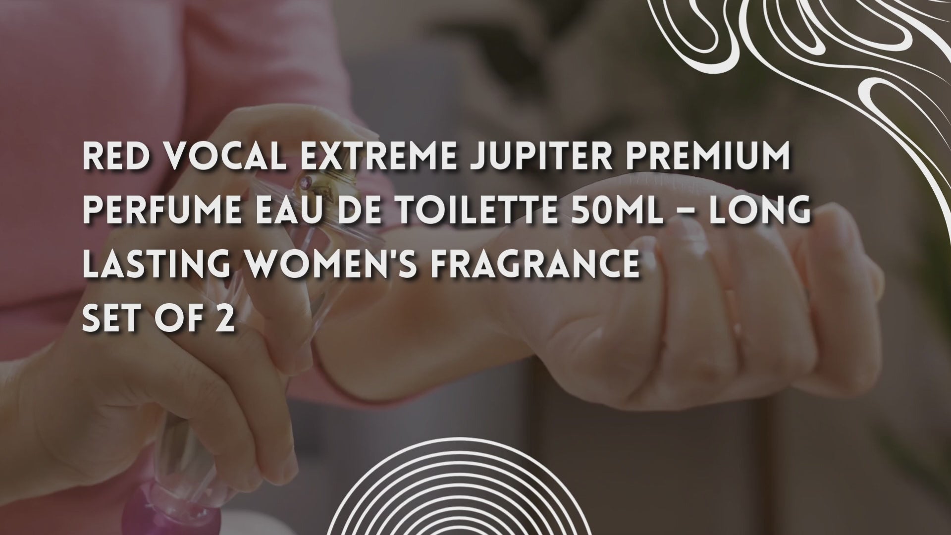 Red Vocal Extreme Jupiter Premium Perfume Eau De Toilette 50ml – Long Lasting Women's Fragrance Set of 2