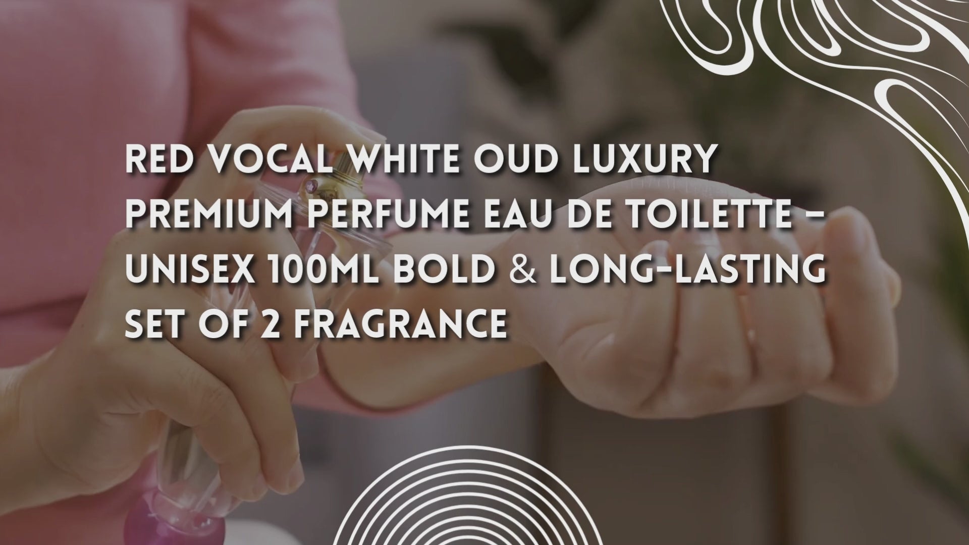 Red Vocal White Oud Luxury Premium Perfume Eau De Toilette – Unisex 100ml Bold & Long-Lasting Set of 2 Fragrance