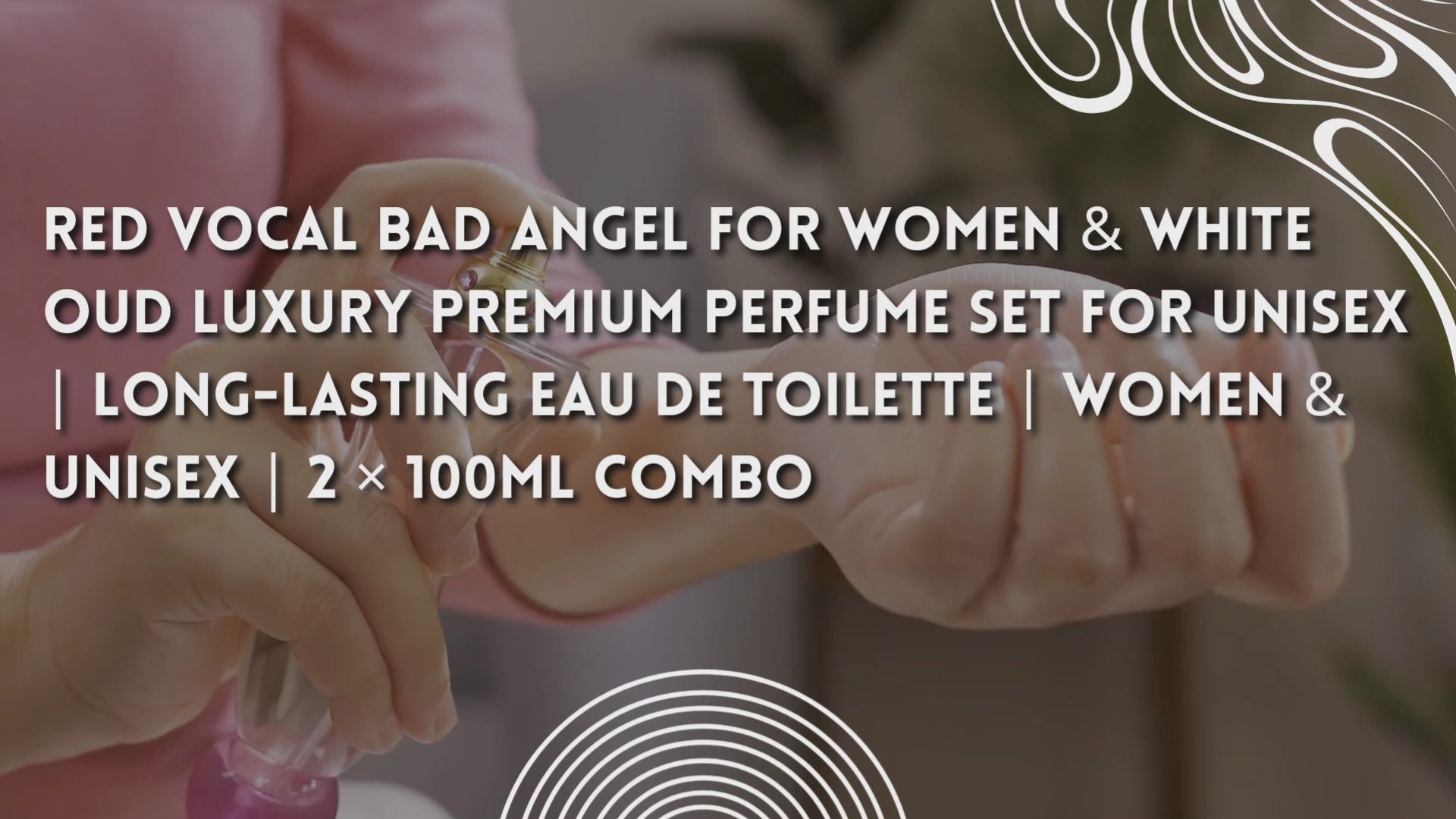 Red Vocal Bad Angel For Women & White Oud Luxury Premium Perfume Set for Unisex | Long-Lasting Eau De Toilette | Women & Unisex | 2 × 100ml Combo