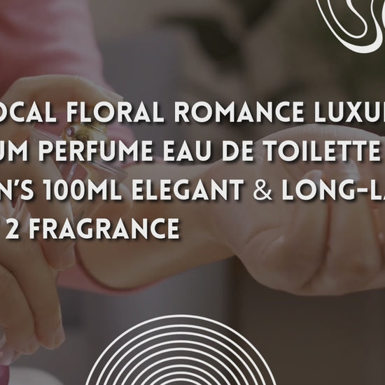 Red Vocal Floral Romance Luxury Premium Perfume Eau De Toilette – Women’s 100ml Elegant & Long-Lasting Set of 2 Fragrance