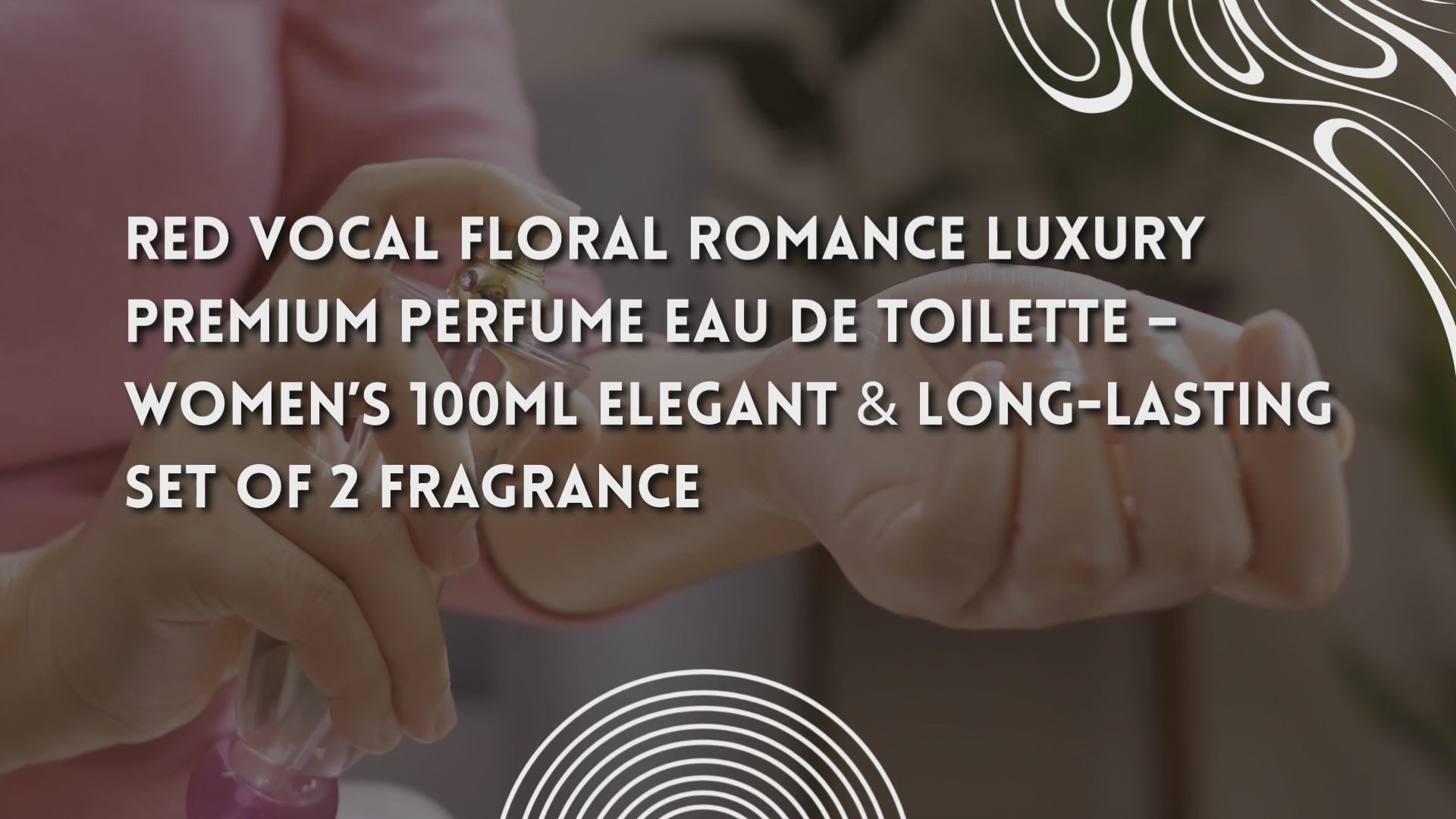 Red Vocal Floral Romance Luxury Premium Perfume Eau De Toilette – Women’s 100ml Elegant & Long-Lasting Set of 2 Fragrance