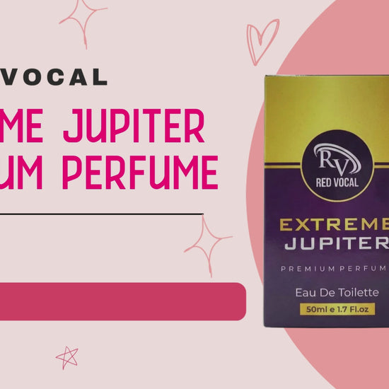 Red Vocal Extreme Jupiter Premium Perfume Eau De Toilette 50ml – Long Lasting Women's Fragrance