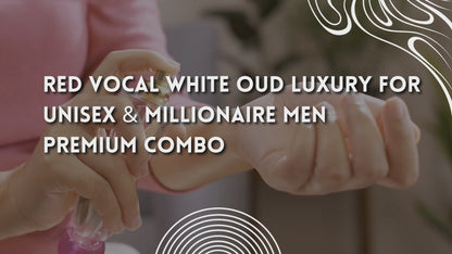 Red Vocal Product Video - Red Vocal Perfume White Oud Luxury For Unisex & Millionaire Men Premium Combo