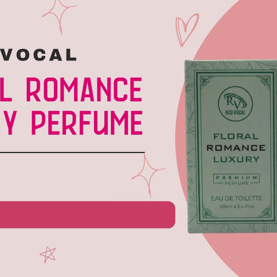 Red Vocal Floral Romance Luxury Premium Perfume Eau De Toilette – Women’s 100ml Elegant & Long-Lasting Set of 2 Fragrance