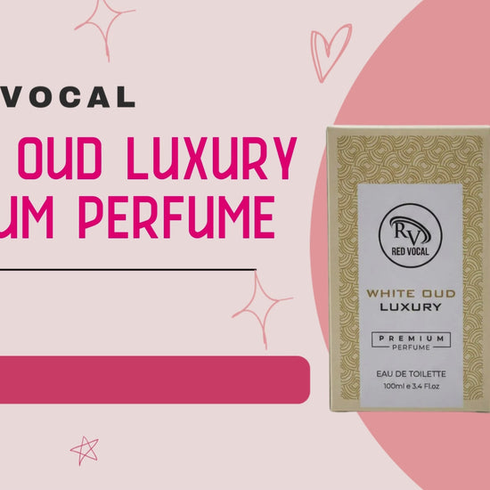 Red Vocal White Oud Luxury Premium Perfume Eau De Toilette – Unisex 100ml Bold & Long-Lasting Fragrance