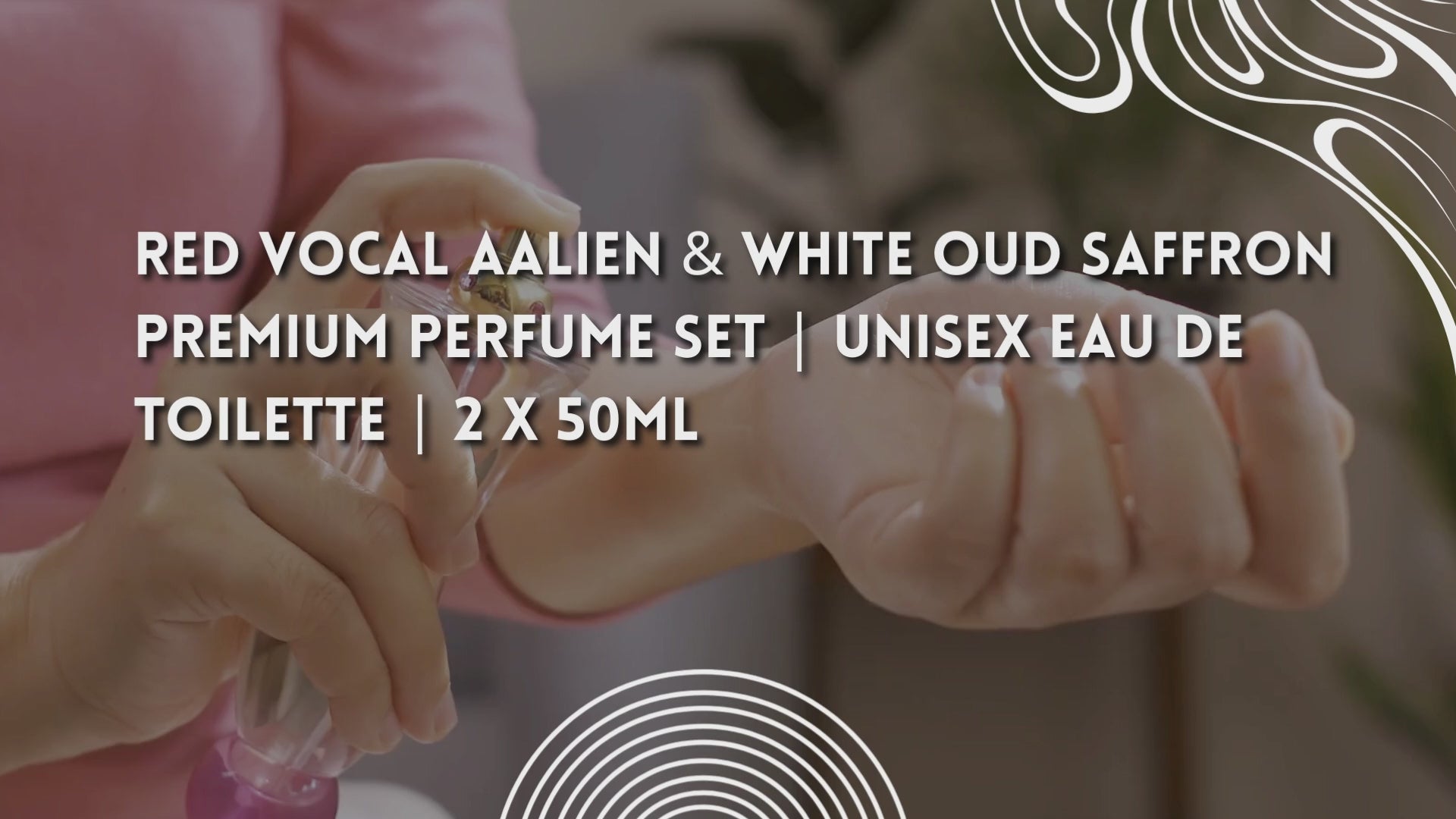 Red Vocal Aalien & White Oud Saffron Premium Perfume Set | Unisex Eau De Toilette | 2 x 50ml