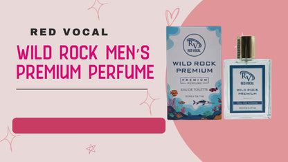 Red Vocal Wild Rock Premium Perfume Eau De Toilette for Men – 100ml Bold, Fresh & Long-Lasting Fragrance