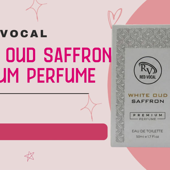 Red Vocal White Oud Saffron Premium Perfume Eau De Toilette 50ml –  Luxury Fragrance For Unisex
