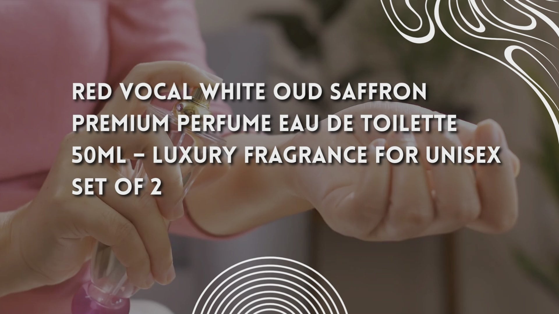 Red Vocal White Oud Saffron Premium Perfume Eau De Toilette 50ml –  Luxury Fragrance For Unisex Set of 2