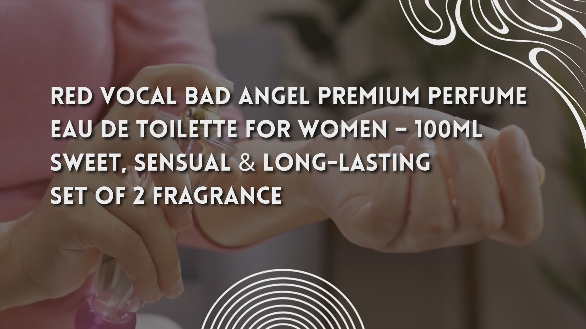 Red Vocal Bad Angel Premium Perfume Eau De Toilette for Women – 100ml Sweet, Sensual & Long-Lasting Set of 2 Fragrance