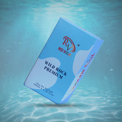 Red Vocal Wild Rock Eau De Parfum 100ml – Fresh & Spicy Men’s Perfume Inspired by Dior Sauvage